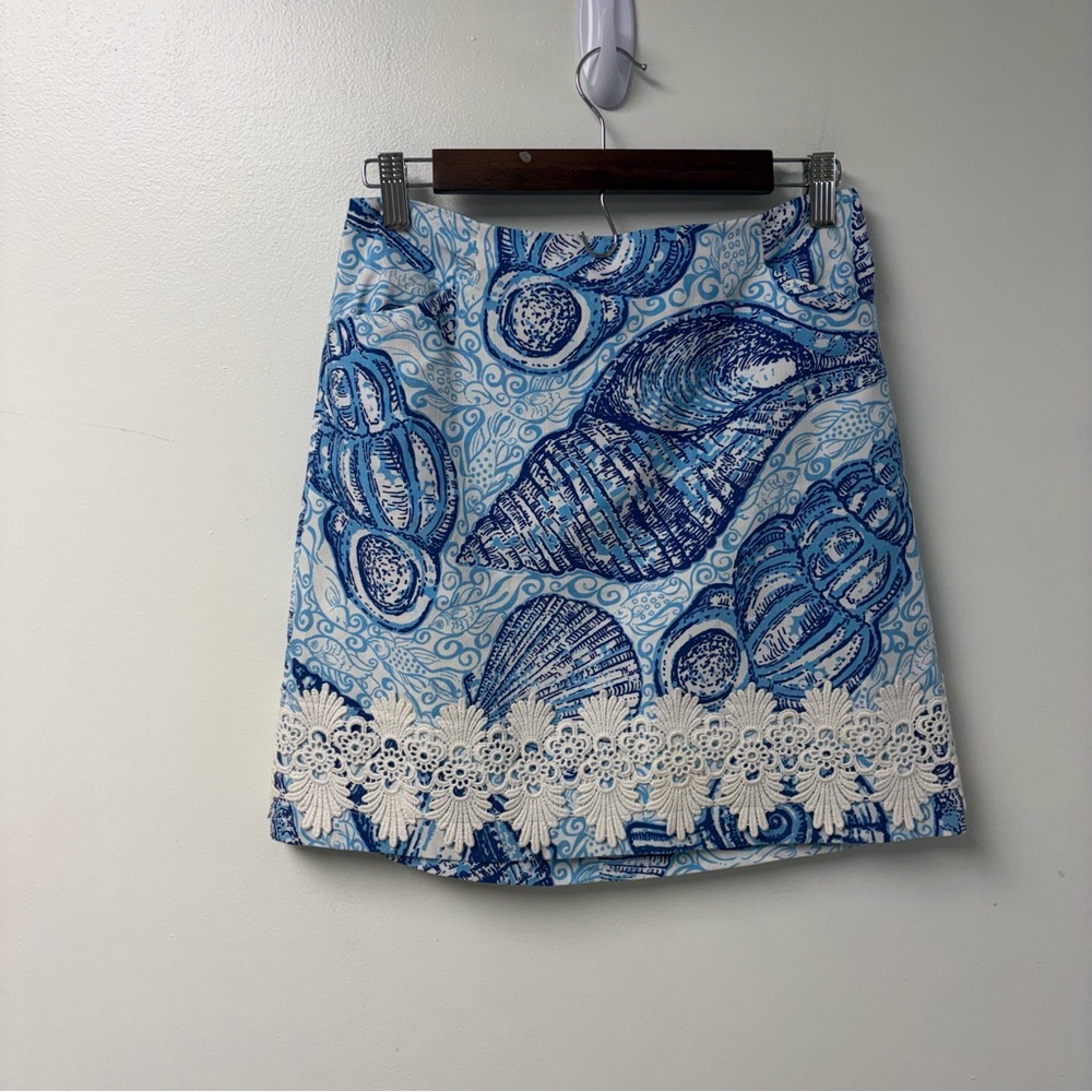 Holy Grail Lilly Pulitzer Originals Stuffed Shells Roslyn Mini Skirt Size‎ 4